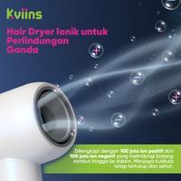 Gambar Kviins Pengering Rambut Berkecepatan Tinggi Nosel Perawatan Rambut Pengurangan kebisingan Kecepatan Tinggi Noise Reduction Combo Hair Dryer Profesional Blower Strong Wind Pengering Rambut Fast Dry Hair - White dari Kviins undefined 5 Tokopedia
