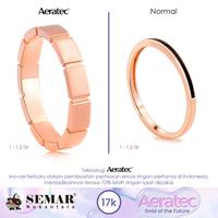 Gambar Cincin Emas Unisex Pria Wanita Wilson Glass Aeratec Gold 17K Semar Nusantara dari Semar Nusantara undefined 2 Tokopedia