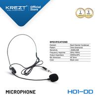 Gambar HEADSET MICROPHONE H01 | PIN 3 / DRAT DALAM / DRAT LUAR / COLOK BIASA dari KREZT undefined 2 Tokopedia