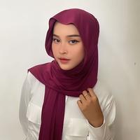 Gambar Pashmina Kaos Premium Jilbab Wanita Rayon Muslim - Taupe dari Nadhijab undefined 5 Tokopedia