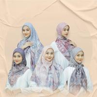 Gambar HIJAB VOAL MOTIF JUMBO/ JILBAB SEGI EMPAT SYAR'I 130 X 130 Muslim - JB11 dari makki store undefined 1 Tokopedia