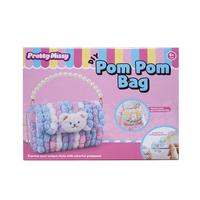 Gambar PRETTY MISSY SET DIY TAS SELEMPANG POM-POM - PINK dari Toys Kingdom ID undefined 2 Tokopedia