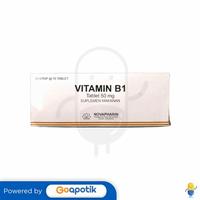 Gambar VITAMIN B1 NOVAPHARIN 50 MG BOX 100 TABLET dari Apotek Tower Farma By GoApotik undefined 2 Tokopedia