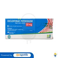 Gambar DICLOFENAC POTASSIUM HEXPHARM 50 MG BOX 100 TABLET dari Apotek Indosehat Jember By GoApotik undefined 2 Tokopedia