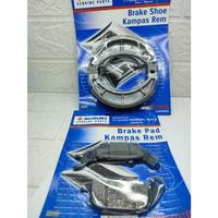 Gambar Paket Kampas Rem Depan Belakang Suzuki Spin 125 Skydrive -Foto dari AFKAR.AKSESORIS undefined 3 Tokopedia