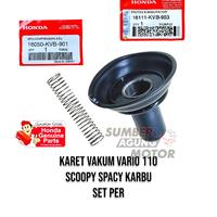 Gambar VAKUM KARBU VARIO 110 KARBU SPACY SCOOPY BEAT KARBU AHM 16111-KVB-903 - Karet vakum dari Sumber Agung Motor undefined 1 Tokopedia