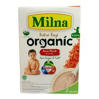 Gambar MILNA Bubur Bayi Organic 120g | Bubur Mpasi Bayi | Makanan Bayi 6 bulan dan 8 bulan dari beras putih dan merah - beras merah dari Inidyababyfood undefined 4 Tokopedia