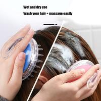 Gambar Sikat Pijat Kepala Silikon | Scalp Massager untuk Keramas & Relaksasi Kulit Kepala Scalp Massager & Pembersih Rambut, Anti Ketombe SH T44 - Sisir Keramas Pink dari Swan House undefined 5 Tokopedia