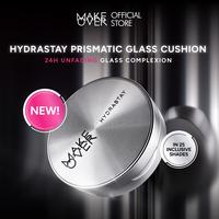 Gambar [HARGA TERMURAH! BUY 1 GET 2] MAKE OVER Hydrastay Prismatic Glass Cushion + REFILL  - Glow Cushion Plumpy Tahan Cuaca Panas Lembab Anti Crack Smudgeproof High Coverage Tahan Banting Radiant Foundation Compact Makeup Concealer - W41 dari makeoverid_NEW undefined 2 Tokopedia