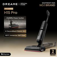 Gambar Dreame H15 Pro Wet & Dry Vacuum Cleaner 21000Pa Suction AI Robotic Arm 180 Lie-Flat 100C Self-Clean & Hot Drying - H15 Pro Heat dari Oriloka Shop undefined 2 Tokopedia
