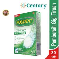 Gambar POLIDENT 3 MINUTE DAILY CLEANSER FOR DENTURES 30'S / PERAWATAN GIGI / PEMBERSIH GIGI PALSU dari Apotik Century undefined 1 Tokopedia