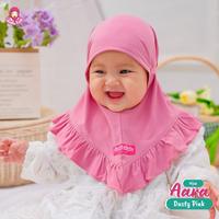 Gambar Jilbab Bayi Jilbab Anak  Lucu Hijab Aara Bahan Jersey Premium Qonita Kids - Choco, S dari Sinzy Store Hijab undefined 4 Tokopedia