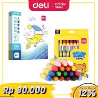 Gambar Deli Back To School Set 6 - Buku Mewarnai Anak-anak + Krayon 12/18 Warna Alat Tulis Sekolah Crayon Stationery - 18 Warna dari Deli.Indonesia undefined 1 Tokopedia