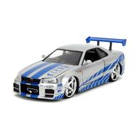 Gambar Jada Fast and Furious 1:24 Brian's Nissan Skyline GT-R GTR R34 1/24 dari Toysgraphy undefined 3 Tokopedia