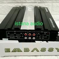 Gambar Power mobil Embassy EM-450.4 Channel Mosfet tenaga badak EMBASSY 450  amplifier 40000watt dari istana audio undefined 3 Tokopedia