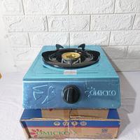 Gambar Kompor Gas 1 Tungku Stainless Omicko KM-201 / Kompor Portable Stenlis Omiko dari Ratu dapur_NEW undefined 5 Tokopedia