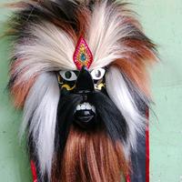 Gambar Bujang ganong, topeng ganong, ganongan rambut sintetis, - Hitam dari Mbah Darso Gallery undefined 1 Tokopedia