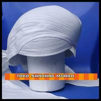 Gambar Blangkon Jogja lipat Putih Polos sliwir - Ukuran Anak dan Dewasa / JUMBO - Topi Adat Jawa Tradisional /Kupluk - Bisa Bayar di Tempat / COD - no. 0 dari TOKO SANDANG MURAH undefined 5 Tokopedia