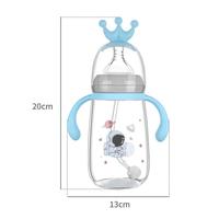 Gambar GROSIR Botol Minum Susu Bayi Karakter Anak Balita Baby Safe Feeding Bottle Wide Neck 2IN1 Kapasitas 270ml 300ml Dengan Dot dan Sedotan Silikon Accessories - Uk 270ML PINK dari Grosir asemka shop undefined 5 Tokopedia