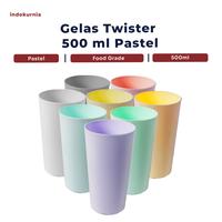 Gambar Indokurnia Gelas Twister 500 mL Pastel - Light Blue dari Indokurnia undefined 1 Tokopedia