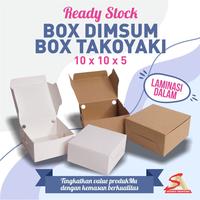 Gambar Box Takoyaki/Dimsum/Donat/Kue/Roti/Snack 10x10x5 - Putih dari Satrio Agung undefined 1 Tokopedia