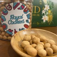 Gambar Kacang Atom Mayasi Toples 600 ml Khas Bali Premium - kacang atom bali toples tabung dari ROYAL PREMIUM MEAL COOKIES undefined 1 Tokopedia