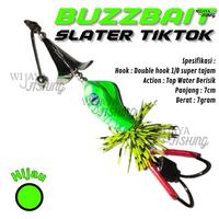 Gambar Buzzbait Mini Slater Tiktok Super Berisik Umpan pancing Lure Casting  Toman Umpan Casting Dengan Double Hook Gabus - YELLOW dari WIJAYA FISHING undefined 1 Tokopedia
