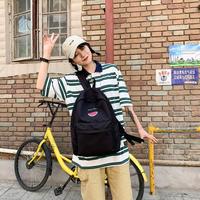 Gambar Tas Ransel Wanita - Sekolah Kuliah Kerja Motif Traveling Laptop Kapasitas Besar Anti Air Murah Bagus Kekinian Terbaru Model Fashion Import Korea Original Simple Elegan Premium Multifungsi Stylish Backpack Punggung Bahu Perempuan Cewek - HitamWaterMelon, L dari Polofelix undefined 1 Tokopedia