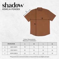 Gambar SHADOW Kemeja Koko Lengan Pendek Slim Fit Maroon KH01E - S dari Superego co undefined 5 Tokopedia