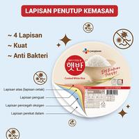 Gambar CJ Hetbahn Cooked White Rice - Nasi Putih Instan Korea 210g Bundle 3 Pack dari H Mart Indonesia undefined 4 Tokopedia