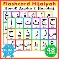 Gambar Flashcard HIJAIYAH, Harokat & angka arab, Flash Card,Kartu Pintar Belajar dari NAWRAEDUTOYS undefined 3 Tokopedia