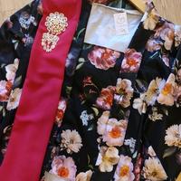 Gambar Kebaya bunga 4D jadul bridesmaid cantik - Xs, hitam, atasan saja dari Lala.ols undefined 3 Tokopedia