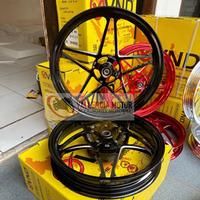 Gambar VELG VND ORIGINAL VSPEED V2 BEAT. GENIO. SCOOPY. VARIO 110 RING 14 F-185 R-215 V SPEED GEN 2 - OREN dari Vallenciamotor undefined 4 Tokopedia