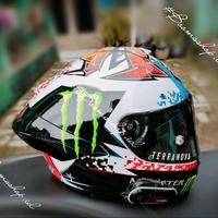 Gambar helm nhk mark1 repaint pabio quartararo Motorcycle - Putih, XL dari boomshophelm01 undefined 2 Tokopedia