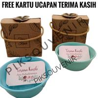 Gambar (100 PCS )SOUVENIR MANGKOK BULAT SOFT KEMASAN BOK RUSTIC TERMURAH!!! dari piksouvenir undefined 1 Tokopedia