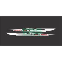 Gambar STIKER CUTTING STIKER STICKER MOBIL HONDA BRIO TERLARIS - 1 sisi dari Erscuttingsticker undefined 2 Tokopedia