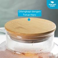 Gambar Digap Teko Teh Kaca Tahan Panas Api Teapot Borosilicate 1.45L - BR-384 - Transparan dari DIGAP Indonesia undefined 4 Tokopedia