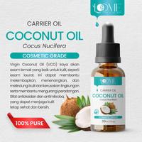 Gambar LOOME Virgin Coconut Oil - Minyak Kelapa Murni 100% - Carrier Oil untuk perawatan kulit, wajah & rambut - 30mL dari LOOME ID_NEW undefined 1 Tokopedia