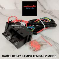 Gambar KABEL RELAY SET LAMPU TEMBAK MOTOR MOBIL DENGAN  RELAY BOSCH - 2 MODE dari LiLu LiLu Shop undefined 2 Tokopedia