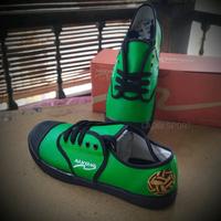 Gambar SEPATU TAKRAW NANYANG MOTIF HIJAU HITAM - hijau, 36 dari LAOGI SPORT undefined 3 Tokopedia