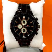 Gambar Jam Tangan Pria Analog Rantai Swiss Army Warna Full Hitam Model Sporty Bahan Stainless Jam Cowok Import Kemewahan Santai - Model 1 dari Pasar Arloji undefined 1 Tokopedia