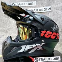 Gambar Helm Jpx Fox1 Trail Solid Black Dop Cross - Black Dop, M dari Toko Helm Galeri undefined 4 Tokopedia