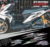 Gambar Striping Variasi Beat 2017-2019 BN-10 (TERLARIS) - Hitam dari Eviien Sticker_NEW undefined 1 Tokopedia