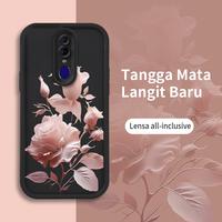 Gambar Koleksi Bunga Musim Panas [Berlaku untuk 1 Casing Ponsel 0PP0 F11] Casing Pelindung Ponsel Panik Pelindung Telepon Lembut -- QL - Mawar Di Latar Belakang Pink, 0PP0 F11 dari NANA-CASE undefined 3 Tokopedia