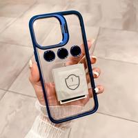 Gambar Hard Case iPhone 15 14 13 12 11 pro max case with camera lens protector metal transparent casing iPhone 11 12 13 14 15 Promax Acrylic hard case with glass lens film protection shockproof back cover - grey, iphone 15 dari Case seri iphone undefined 3 Tokopedia