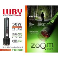 Gambar Senter Tangan Luby L AL 8002 Lithium 50 Watt Zoom Rechargeable Cahaya Putih Tahan 26 Jam AL8002 dari JURAGAN ELEKTRONIK 77 undefined 1 Tokopedia