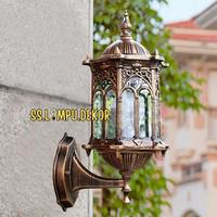 Gambar LAMPU HIAS DINDING MINIMALIS KLASIK OUTDOOR TAMAN WATERPROOF E27 - Emas dari SS.LAMPU.DEKOR undefined 1 Tokopedia