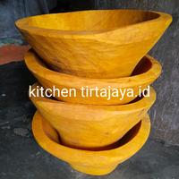Gambar dulang kayu nangka asli alat tumbuk serbaguna - -, - dari kitchen tirtajaya undefined 3 Tokopedia