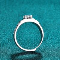 Gambar Cincin Pria Perak Sterling Silver 925 Terbaru Batu Berlian Moissanite Asli 2.0 CT Ring adjustable Perhiasan Pria Bersertifikat GRA - green, 2.0ct dari cassie jewellery undefined 3 Tokopedia