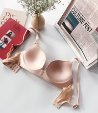 Gambar Bra Tanpa Kawat Wanita / Pakaian Dalam Wanita / Push Up Bra / BH Seamless deep v cross women Busa Tebal - BSBH-0106-BLACK (34) dari Sby Store.id undefined 5 Tokopedia